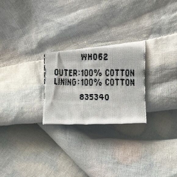 Boden Dress Sz 12 R Empire Waist Crossover V-Neck 100% Cotton Blue Cherr… - Picture 10 of 11